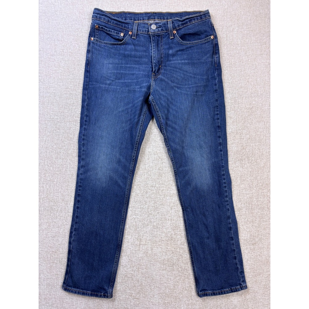 Levis 511 Slim Fit Jeans Mens 34x30 Medium Wash Blue Denim 04511-1907